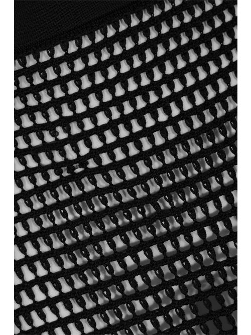 Gonna Oneida in lana traforata Nero Liviana Conti | F5WA41Y69-0